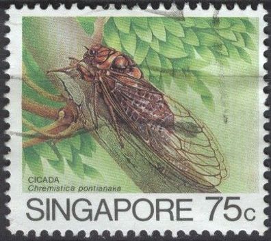 Singapur Mi 470 Zikade gest mot966