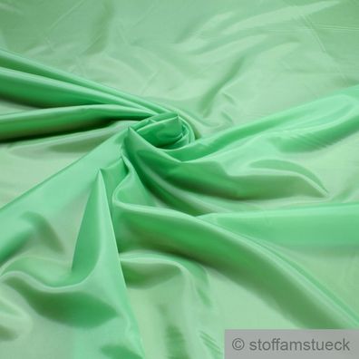 2 Meter Stoff Polyester Futter Taft hellgrün Futterstoff
