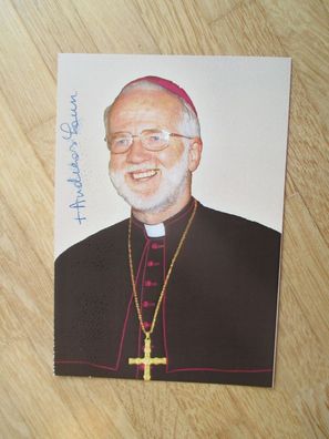 Weihbischof von Salzburg Dr. Andreas Laun - handsigniertes Autogramm!!!