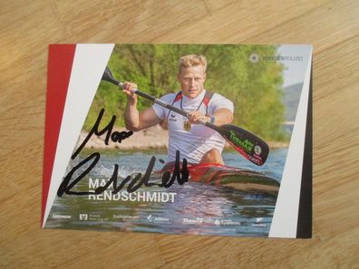 Kanu Olympiasieger Max Rendschmidt - handsigniertes Autogramm!!!
