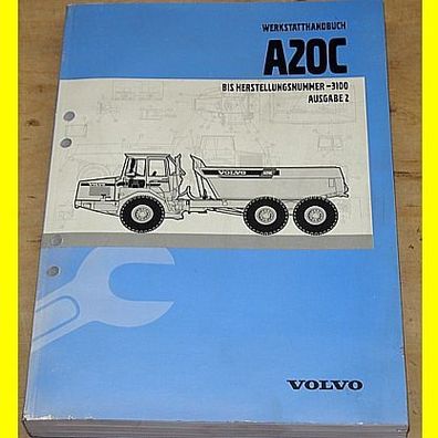 Werkstatthandbuch Volvo A20C - Ausgabe 2 - bis Herstellungsnummer -3100