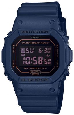 Casio G-Shock Herrenuhr Digitaluhr Resin blau Stoßfest DW-5600BBM-2ER