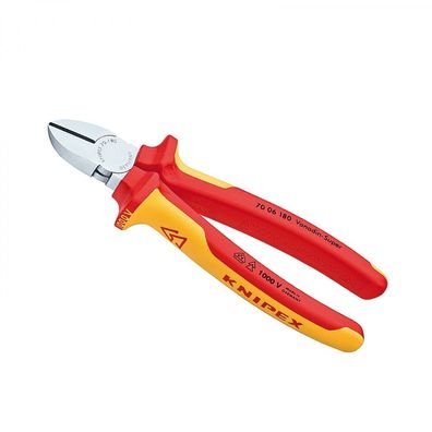 KNIPEX Seitenschneider verchromt 180 mm 7006180