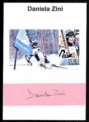 Daniela Zini TOP Original Signiert Ski Apline + G 7201