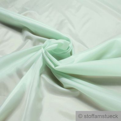 2 Meter Stoff Polyester Futter Taft pastellgrün Futterstoff grün