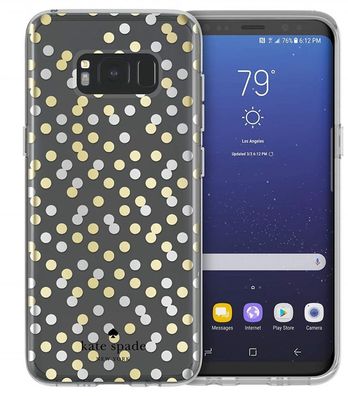 Kate Spade New York Confetti Dots Cover HardCase Hülle für Samsung Galaxy S8