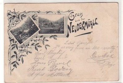 58951 Mehrbild Ak Gruß aus der Neudeckmühle 1898