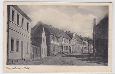 58659 Ak Dommitzsch an der Elbe Strassenansicht um 1930