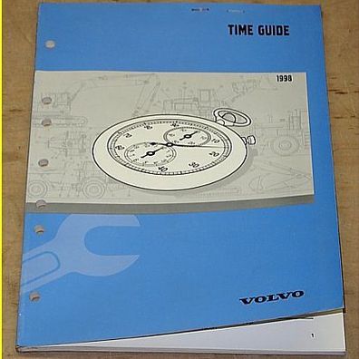 Volvo - Time Guide (in englisch) 1998 für viele A und L - Modelle
