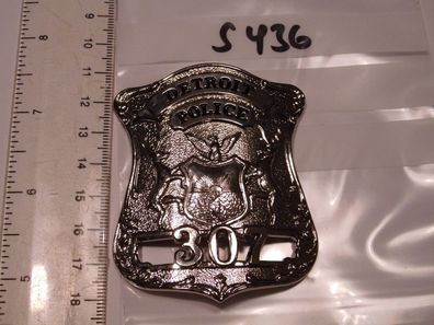 Polizei Police Badge USA Detroid Police (s436)