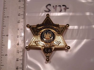 Polizei Police Badge USA Lockport Police (s437)
