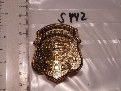 Polizei Police Badge USA Hartford (s442)