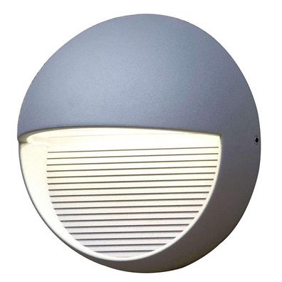 LED Alu Außenwandleuchte RADIUS silber 16,5x16,5x9cm Lutec 1865-SI Eco-Light