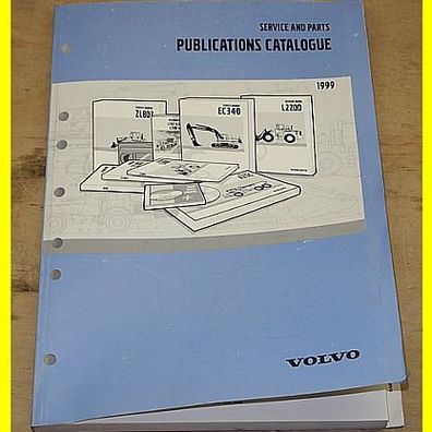 Volvo - Service and Parts - Publications Catalogue 1999
