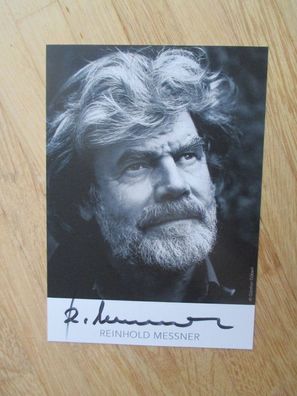 Bergsteiger Legende Reinhold Messner - handsigniertes Autogramm!!!!