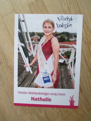 Vareler Mühlenkönigin 2019/2020 Nathalie - handsigniertes Autogramm!!!