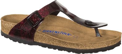 Birkenstock Zehensteg Sandale Gizeh BF SFB iride strong red Gr. 35 - 43 - 1011152