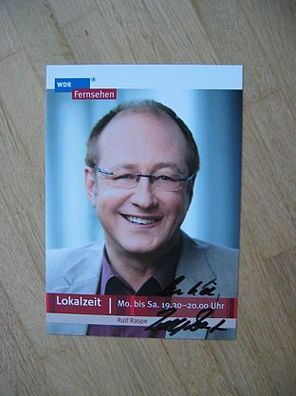 WDR Fernsehmoderator Ralf Raspe - handsigniertes Autogramm!!!