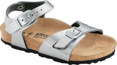 Birkenstock Sandale Rio silber Birko-Flor Gr. 35 - 40 031891 + 031893