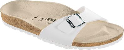 Birkenstock Gymnastik Sandale Pantolette Madrid weiß BF Gr. 35 - 46 040731 + 040733