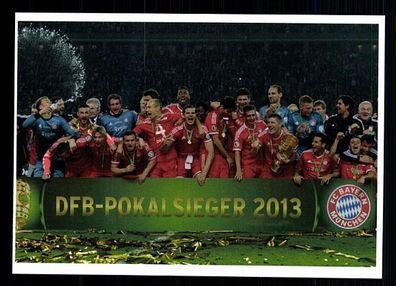 Bayern München DFB Pokalsieger 2013 Super Mannschaftskarte