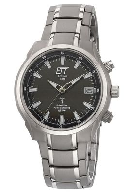 ETT Eco Tech Time Solar Drive Funk Herren-Armbanduhr Aquanaut II EGT-11340-61M