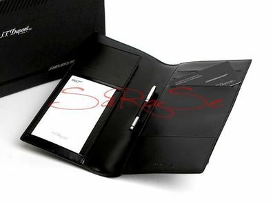 S.T. Dupont James Bond 007 Brieftasche Visitenkarten-Etui Leder + Kugelschreiber