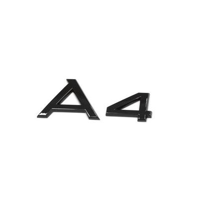 Original Audi A4 Schriftzug schwarz Tuning Exclusive Black Edition Emblem