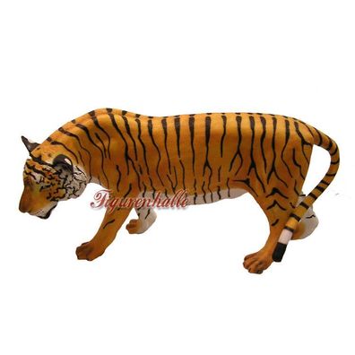 Tiger Figur Statue Skulptur lebensecht lebensgroß Werbefigur Zoo Wildtiere groß