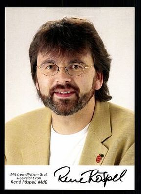 Rene Röspel AK Original Signiert + 9083 KR