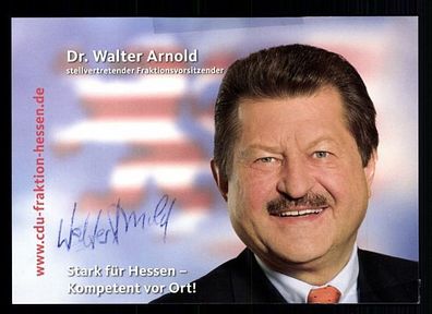 Walter Arnold CDU AK Original Signiert + 9151 KR