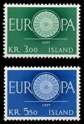 ISLAND 1960 Nr 343-344 postfrisch X9A2D36