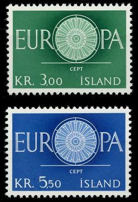 ISLAND 1960 Nr 343-344 postfrisch X9A2D3E