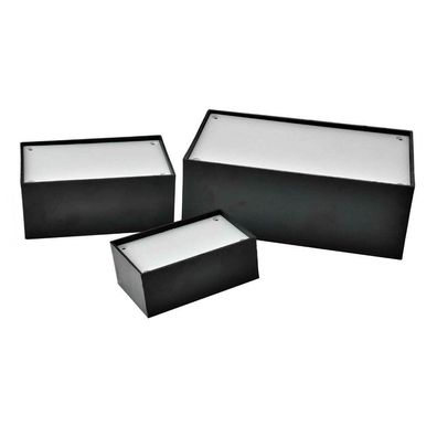 Kunststoffgehäuse Modulgehäuse, Elektronikgehäuse Printplatten schwarz grau