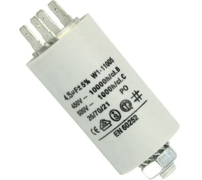 Motor - Kondensator 4,5µF, 4,5 uF, 450V, Betriebskondensator, Motorkondensator