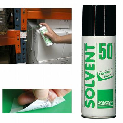 Solvent50 Etikettenlöser Etikettenex Aufkleber Preisschilder Etikett entfernen