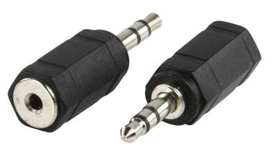 Audio Adapter von 3,5mm Klinke Stecker in/ auf 2,5mm Klinke, Klinkenbuchse, Stereo