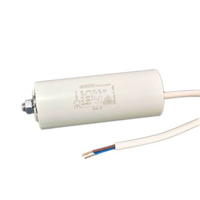 50 uF Motorkondensator Betriebskondensator 50 µF mit Kabel Kondensator