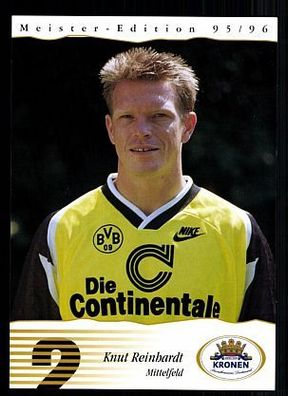 Knut Rheinhardt Borussia Dortmund 1995-96 Kronen AK TOP + A53207 OU