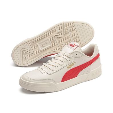 Puma Caracal Unisex Streetstyle Sneaker Clubwear 369863 Wisper White Red