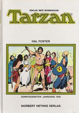 Tarzan Sonntagsseiten Jahrgang Hardcover 1933 Verlag Hethke