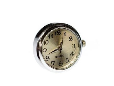 Uhr Funktioniert Brosche Miniblings Pin Anstecker Snap Button Uhrzeit Armbanduhr