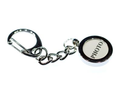 DEIN FOTO Rund Schlüsselanhänger Schlüsselring Miniblings Geschenk DIY Basteln