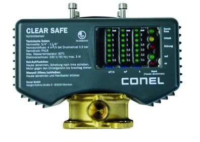 Kontrollsensor CLEAR 2.0 SAFE CONEL z. Zwischenbau 3/4" - 1 1/4"