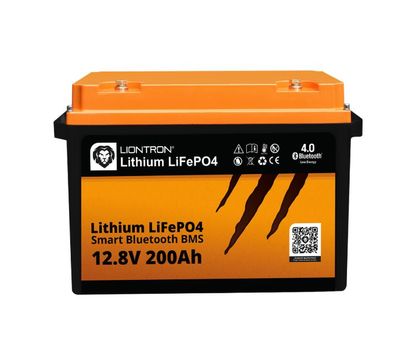 Liontron Lithium LiFePo4 Akku 26 kg 12.8V 200Ah Solar Wohnmobil Scooter