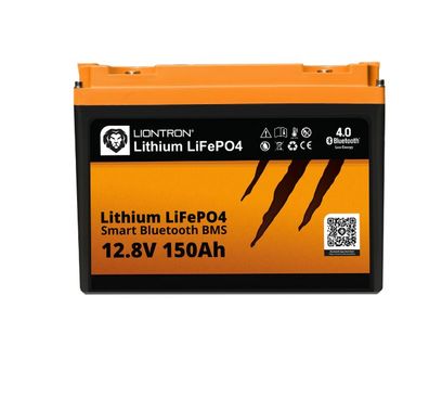 Liontron Lithium LiFePo4 Akku 22 kg 12.8V 150Ah Versorgungsbatterie