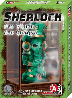 Abacusspiele Sherlock Der Fluch des Qhaqya Kartenspiel Krimi Ratespiel Rätsel