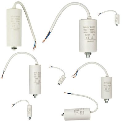 Kondensator Betriebskondensator Motorkondensator 2.0 bis 60.0µF 450V Kabel