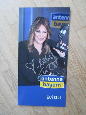 Antenne Bayern Moderatorin Evi Ott - handsigniertes Autogramm!!!!