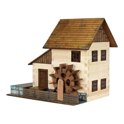 Walachia Holzbausatz Wassermühle Mühle W16 Hobby Kit Holz-Bausatz 1:32 ab 8 Jahre